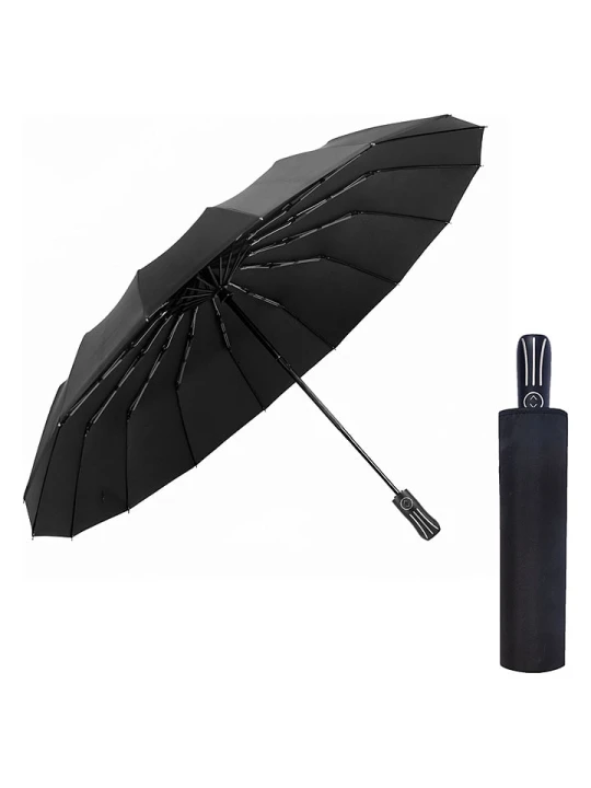 Zdjęcie produktu Le Monde du Parapluie Parasol w kolorze czarnym - Ø 108 cm rozmiar: onesize