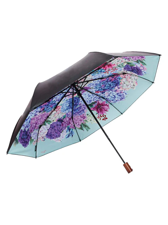 Zdjęcie produktu Le Monde du Parapluie Parasol w kolorze czarnym ze wzorem - Ø 100 cm rozmiar: onesize
