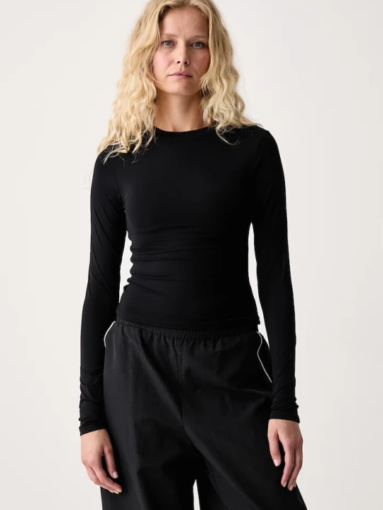 Zdjęcie produktu Le Privé longsleeve damski SOFTSKIN LONGSLEEVE czarny