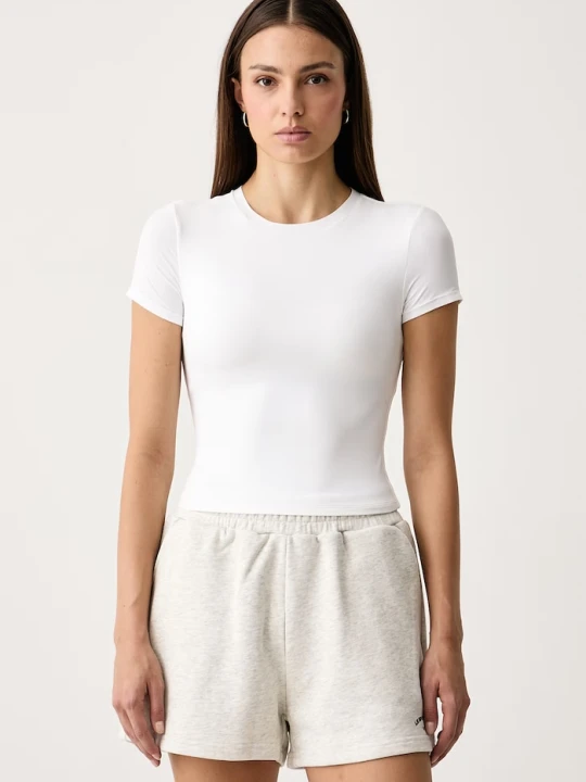 Zdjęcie produktu Le Privé T-shirt damski SOFTSKIN TOP biały