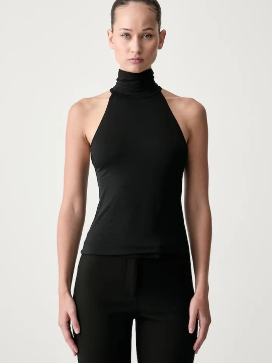 Zdjęcie produktu Le Privé top damski z modalem INA TOP NOIR czarny