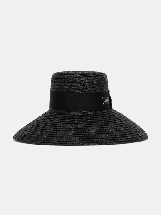 Zdjęcie produktu LE SH KA headwear LE SH KA kapelusz z szerokim rondem damski Black Straw Veil