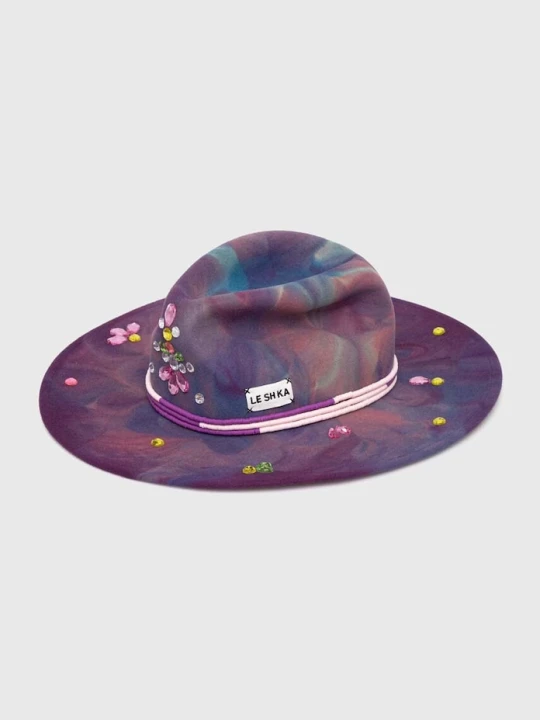 Zdjęcie produktu LE SH KA headwear kapelusz wełniany Palm Springs fioletowy