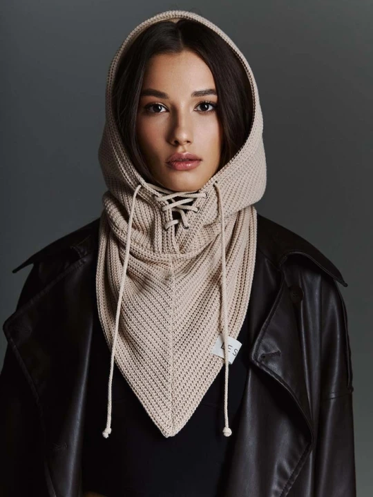 Zdjęcie produktu LE SH KA headwear kominiarka Beige Balaclava