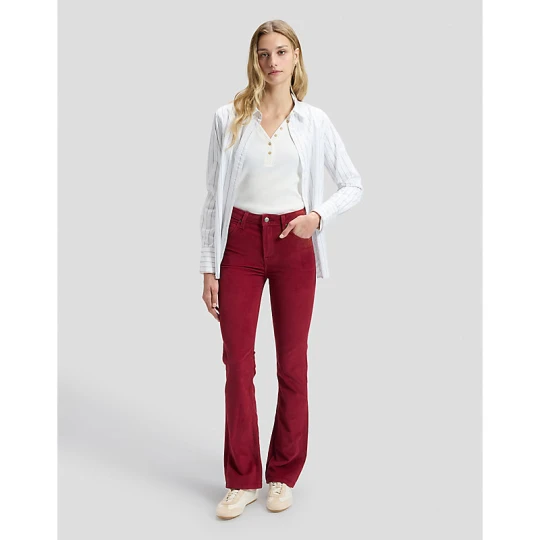Zdjęcie produktu Lee Breese Boot Corduroy Trousers Tibetan Red Size 33x33