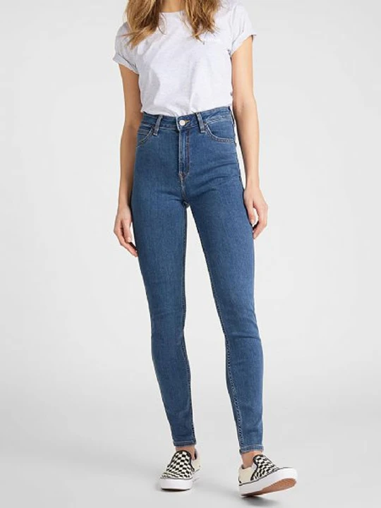 Zdjęcie produktu Lee Dżinsy "Ivy" - Skinny fit - w kolorze niebieskim rozmiar: W26 / L33