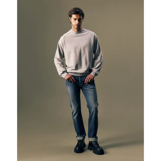 Zdjęcie produktu Lee Gold Regular Crew Sweatshirt Light Grey Heather
