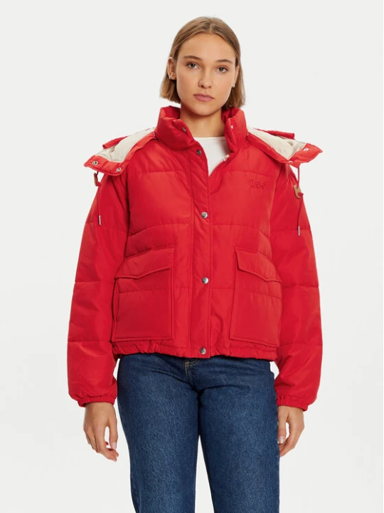 Zdjęcie produktu Lee Kurtka puchowa 112355190 Czerwony Relaxed Fit