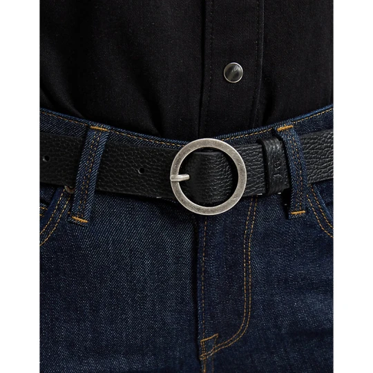 Zdjęcie produktu Lee Leather Circle Buckle Belt Black