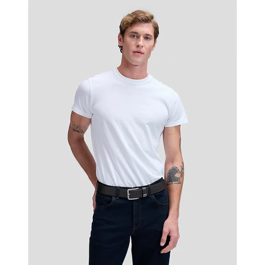 Zdjęcie produktu Lee Leather Small Logo Belt Dark Brown