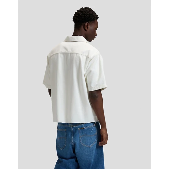 Zdjęcie produktu Lee Loose Zip Denim Shirt White