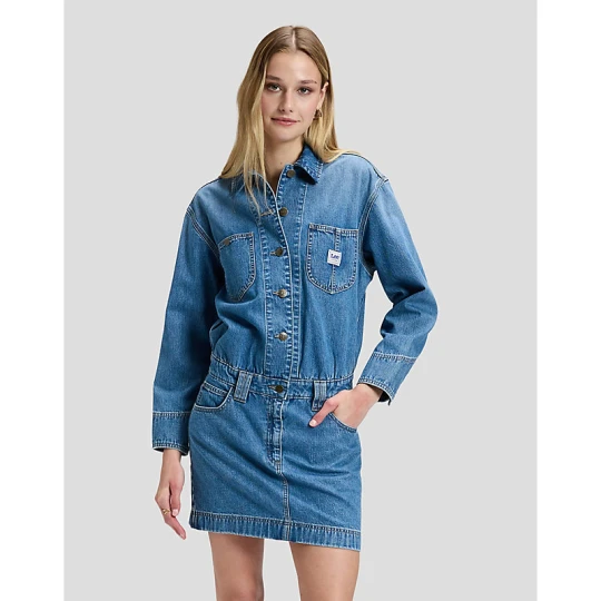 Zdjęcie produktu Lee Regular Chore Mini Dress Snow Lodge