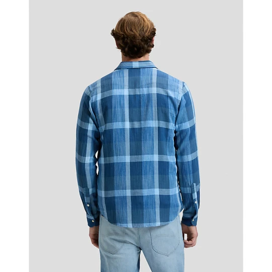 Zdjęcie produktu Lee Regular Clean Western Shirt Indigo Plaid