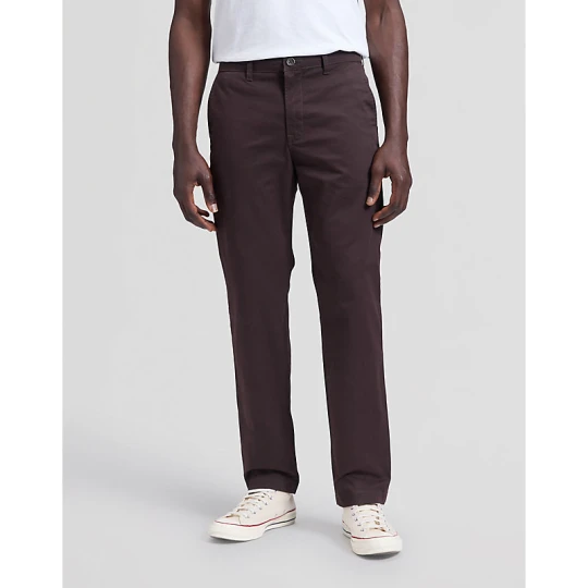 Zdjęcie produktu Lee Regular Lightweight Chino Trousers Chocolate Torte Size 38x34