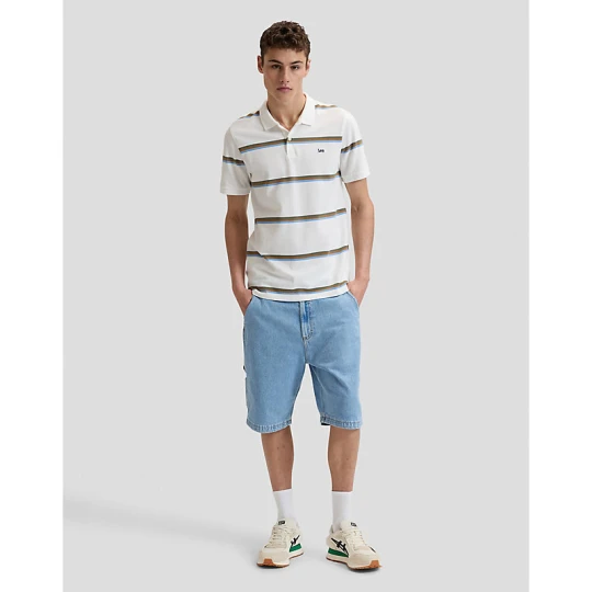 Zdjęcie produktu Lee Regular Pique Polo Halogen Safari Stripe