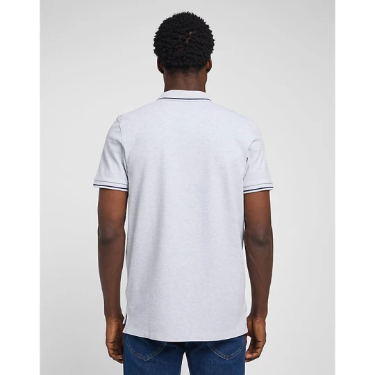 Zdjęcie produktu Lee Regular Pique Polo Sharp Grey Mele