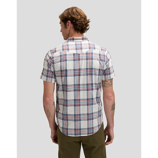 Zdjęcie produktu Lee Regular Short Sleeve Western Shirt Academy Blue Plaid