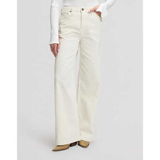 Zdjęcie produktu Lee Stella Wide Leg Corduroy Trousers Ecru Size 33x33