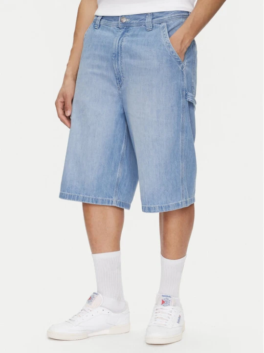 Zdjęcie produktu Lee Szorty jeansowe Carpenter 112364163 Niebieski Loose Fit