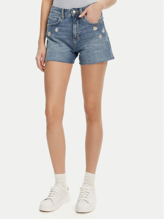 Zdjęcie produktu Lee Szorty jeansowe Rider 112363785 Niebieski Straight Fit