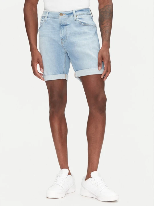 Zdjęcie produktu Lee Szorty jeansowe Rider 112363926 Niebieski Slim Fit