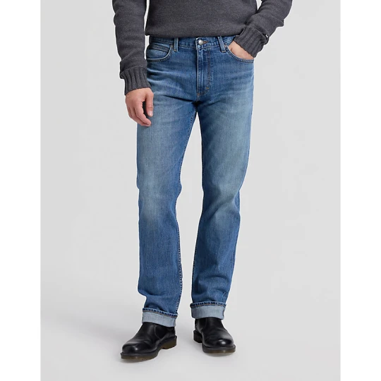 Zdjęcie produktu Lee West Regular Straight Selvedge Jean Looks Like Rain Size 38x34