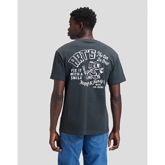 Zdjęcie produktu Lee Workwear Crew Relaxed Tee Washed Black