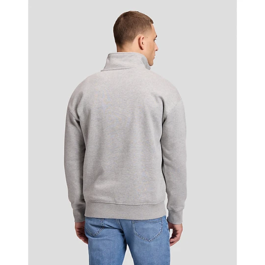 Zdjęcie produktu Lee Workwear Relaxed Half Zip Sweatshirt Grey Mele