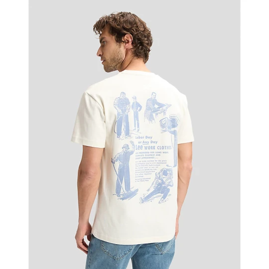 Zdjęcie produktu Lee Workwear Worker Relaxed Tee Ecru