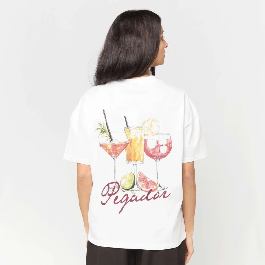 Zdjęcie produktu Lefkara Heavy Oversized Tee Pegador biały