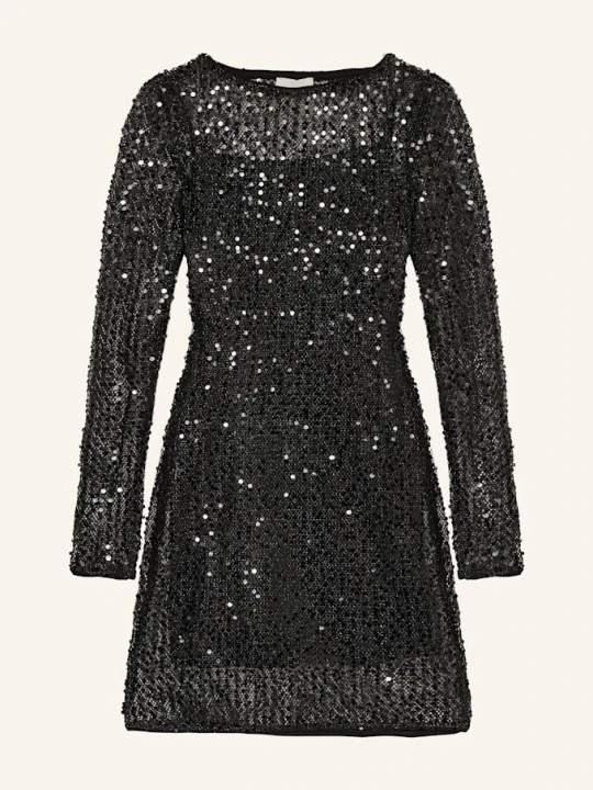 Zdjęcie produktu Leger By Lena Gercke Sukienka Koktajlowa Lino Z Siatki schwarz CZARNY