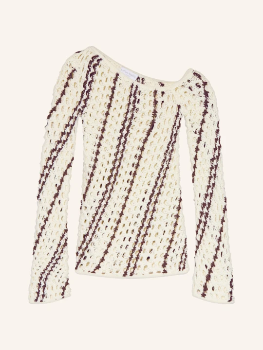 Zdjęcie produktu Leger Studio Sweter Na Jedno Ramię Laren weiss biały