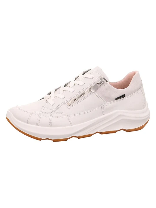 Zdjęcie produktu Legero Skórzane sneakersy "Bliss" w kolorze kremowym rozmiar: 39