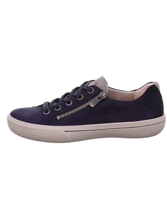 Zdjęcie produktu Legero Skórzane sneakersy "Fresh" w kolorze granatowym rozmiar: 37, 5