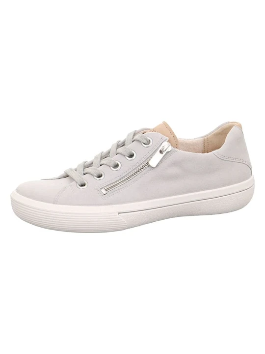 Zdjęcie produktu Legero Skórzane sneakersy "Fresh" w kolorze szarym rozmiar: 38, 5