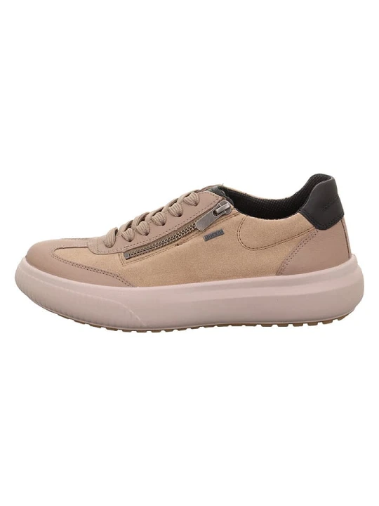 Zdjęcie produktu Legero Skórzane sneakersy "Jump" w kolorze beżowym rozmiar: 41, 5