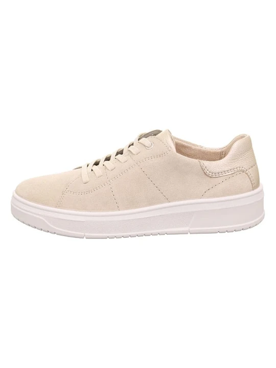 Zdjęcie produktu Legero Skórzane sneakersy "Rejoise" w kolorze kremowym rozmiar: 37