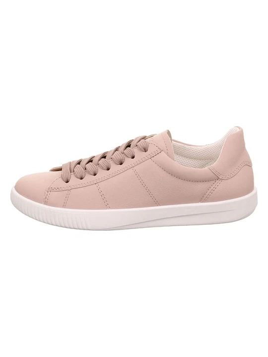 Zdjęcie produktu Legero Skórzane sneakersy "Silence" w kolorze jasnoróżowym rozmiar: 37, 5