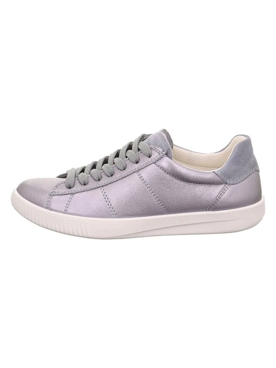 Zdjęcie produktu Legero Skórzane sneakersy "Silence" w kolorze srebrnym rozmiar: 40