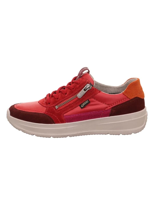 Zdjęcie produktu Legero Skórzane sneakersy "Sprinter" w kolorze czerwonym rozmiar: 41