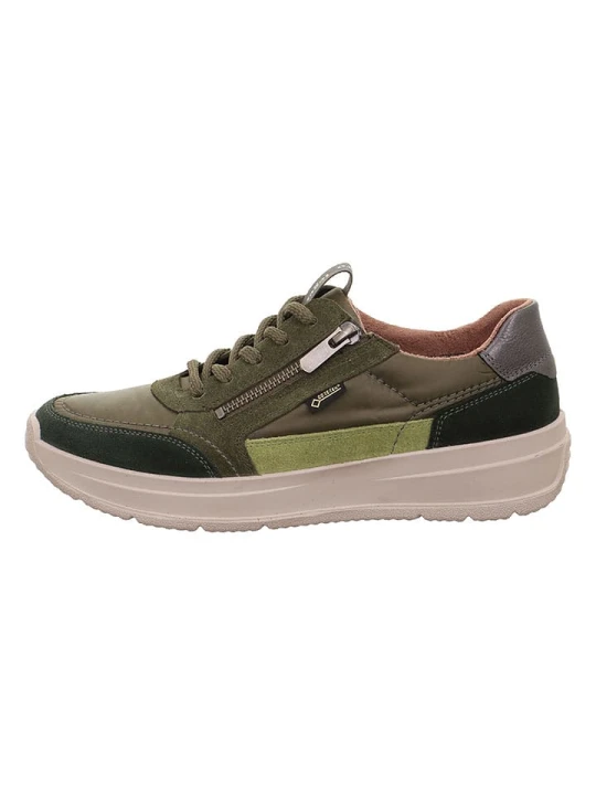 Zdjęcie produktu Legero Skórzane sneakersy "Sprinter" w kolorze khaki rozmiar: 41