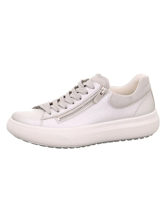 Zdjęcie produktu Legero Skórzane sneakersy "T4 Jump" w kolorze srebrnym rozmiar: 39