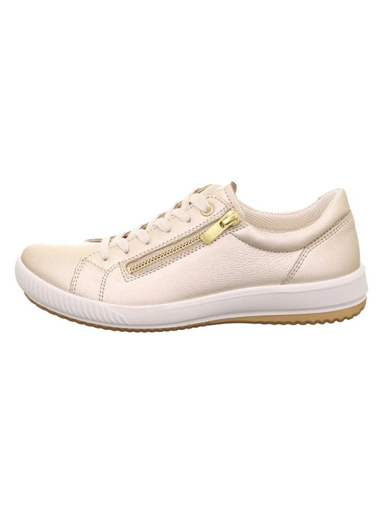 Zdjęcie produktu Legero Skórzane sneakersy "Tanaro 5.0" w kolorze beżowym rozmiar: 38, 5