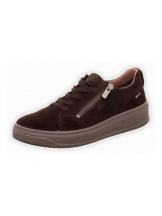Zdjęcie produktu Legero Skórzane sneakersy w kolorze brązowym rozmiar: 37, 5