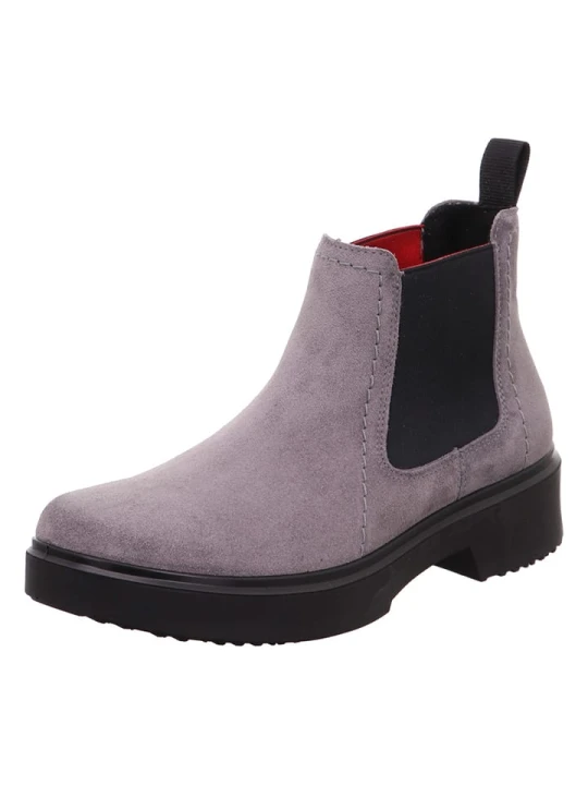 Zdjęcie produktu Legero Skórzane sztyblety "Angel" w kolorze szarym rozmiar: 37