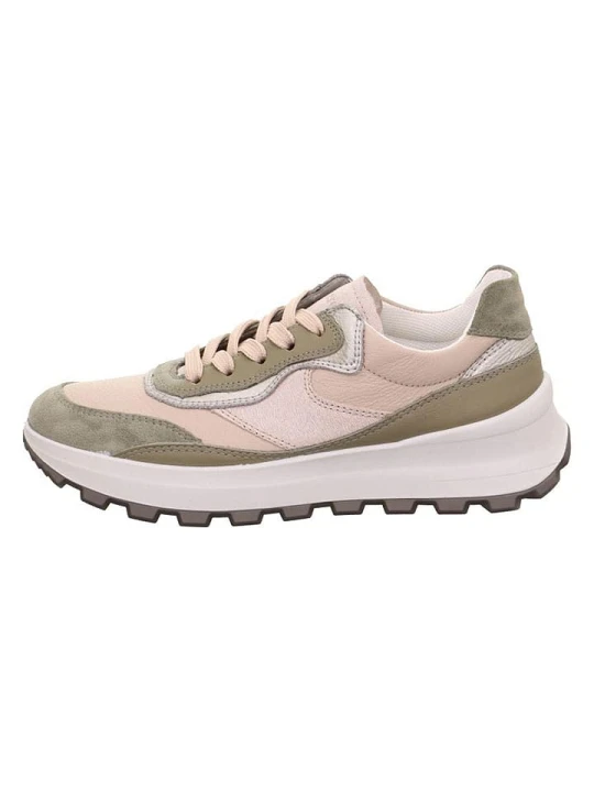 Zdjęcie produktu Legero Sneakersy "T4 RUN" w kolorze jasnoróżowo-oliwkowym rozmiar: 42