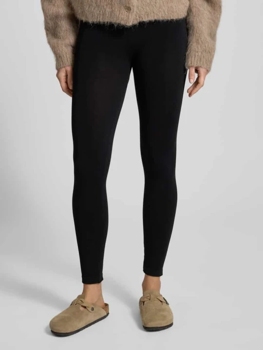 Zdjęcie produktu Leggingsy z mieszanki wiskozy o bezszwowym designie model ‘BAMBOO’ Magic Bodyfashion Czarny