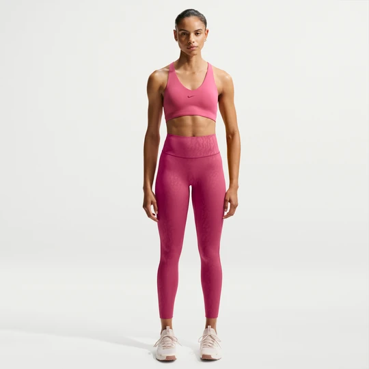 Zdjęcie produktu Legginsy 7/8 z wysokim stanem i nadrukiem bez przedniego szwu Nike Universa - Fiolet