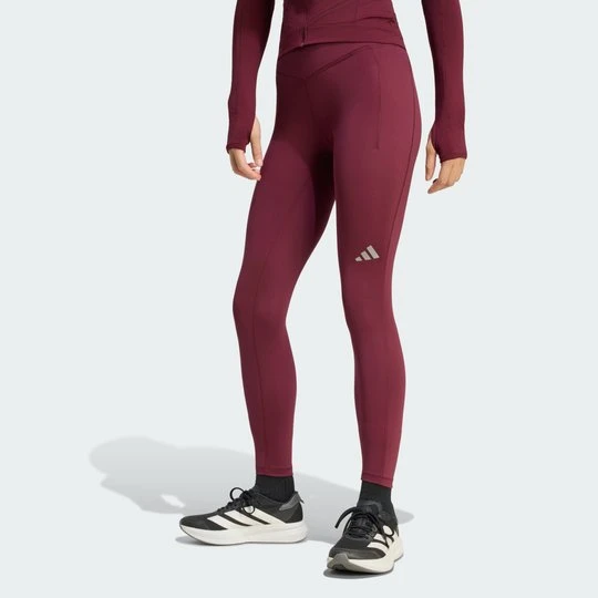 Zdjęcie produktu Legginsy adi365 Seasonal 7 / 8 Adidas bordowy