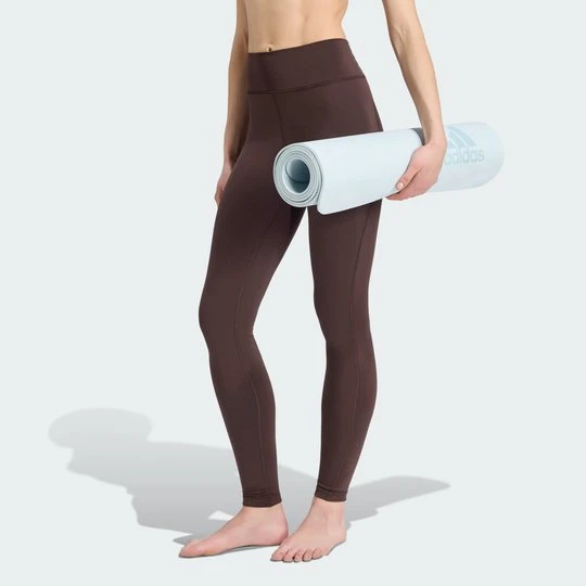 Zdjęcie produktu Legginsy All Me Essentials Full-Length Adidas Aurora Coffee